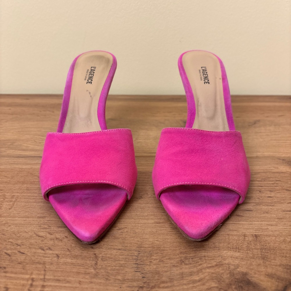 L'AGENCE Pink Mules - Picture 6 of 12